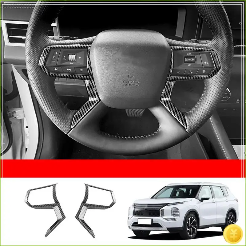 Plastic Carbon Fiber Steering Wheel Cover Trim For Mitsubishi Outlander 2022+ Steering Wheel Panel Trim Replacement Parts
Plastic Carbon Fiber Steering Wheel Cover Trim For Mitsubishi Outlander 2022+ Steering Wheel Panel Trim Replacement Parts