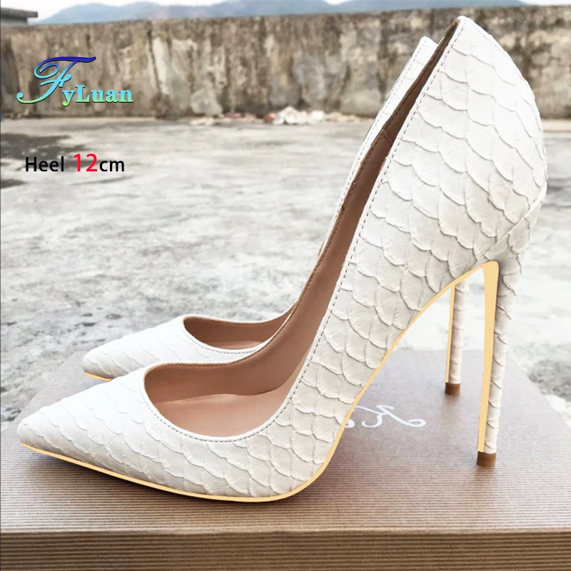 Женские туфли на тонком высоком каблуке со змеиным узором, большие размеры 8 см, 10 см, 12 см, пикантные туфли с острым носком, модные женские белые туфли-лодочки
Женские туфли на тонком высоком каблуке со змеиным узором, большие размеры 8 см, 10 см, 12 см, пикантные туфли с острым носком, модные женские белые туфли-лодочки