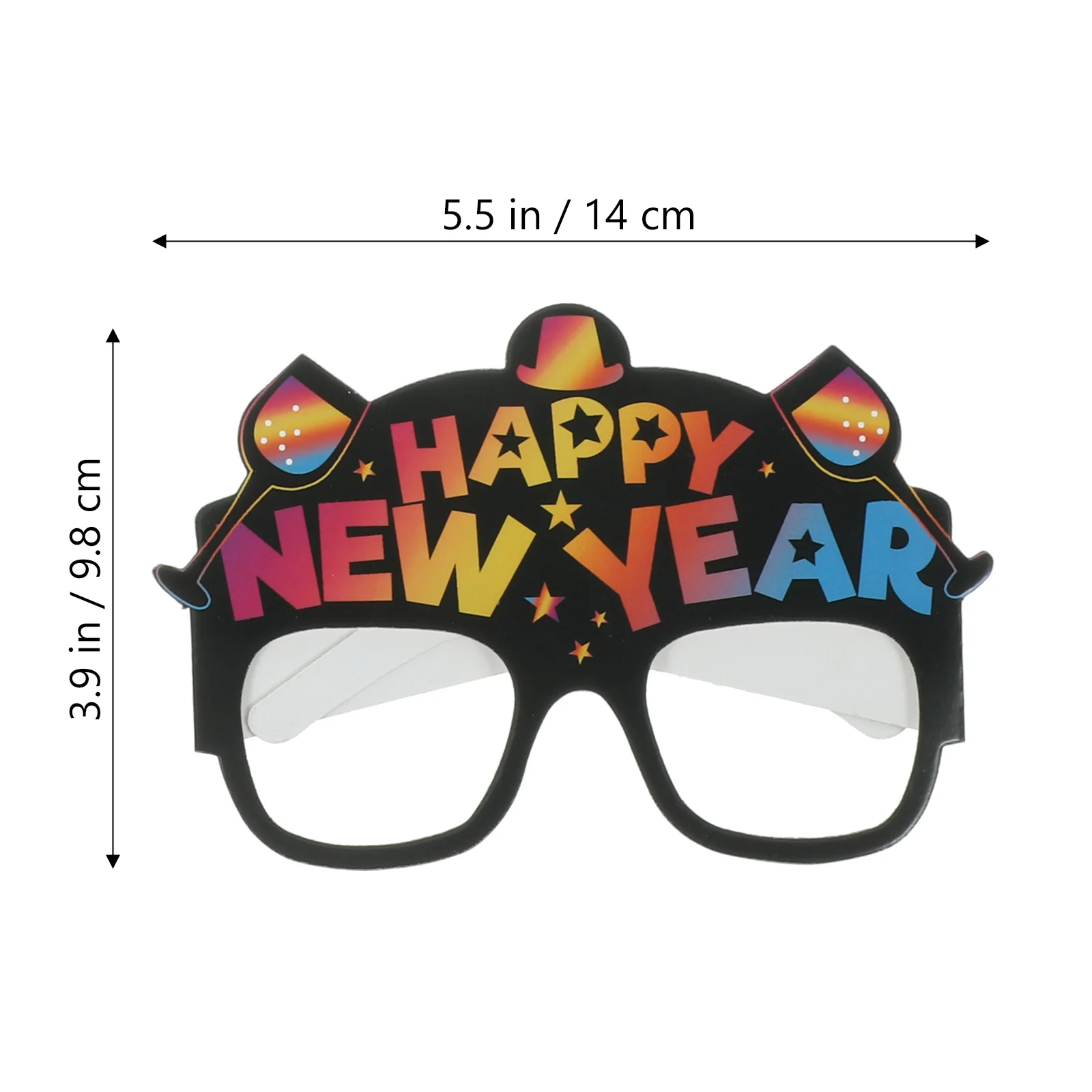 12Pcs New Year Party Glasses Frames Funny Photo Props for Parties Safe and Reliable Paper Material for Multiple Uses
12Pcs New Year Party Glasses Frames Funny Photo Props for Parties Safe and Reliable Paper Material for Multiple Uses