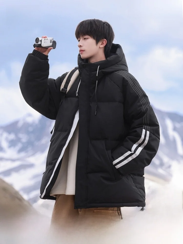 Новая модная демисезонная куртка-пуховик Snow Flng 2026 с капюшоном, теплая, для кампуса, из полиэфирного волокна, с наполнителем из пуха.
Новая модная демисезонная куртка-пуховик Snow Flng 2026 с капюшоном, теплая, для кампуса, из полиэфирного волокна, с наполнителем из пуха.