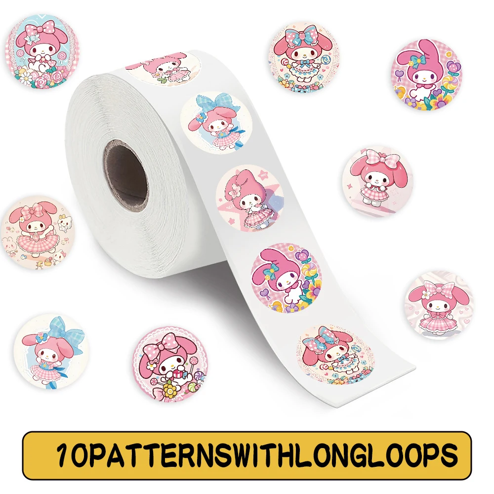 500pcs/roll Sanrio My Melody Cartoon Sealing Stickers Cute Decoration Decals DIY Stationery Laptop Phone Reward Sticker Packing
500pcs/roll Sanrio My Melody Cartoon Sealing Stickers Cute Decoration Decals DIY Stationery Laptop Phone Reward Sticker Packing