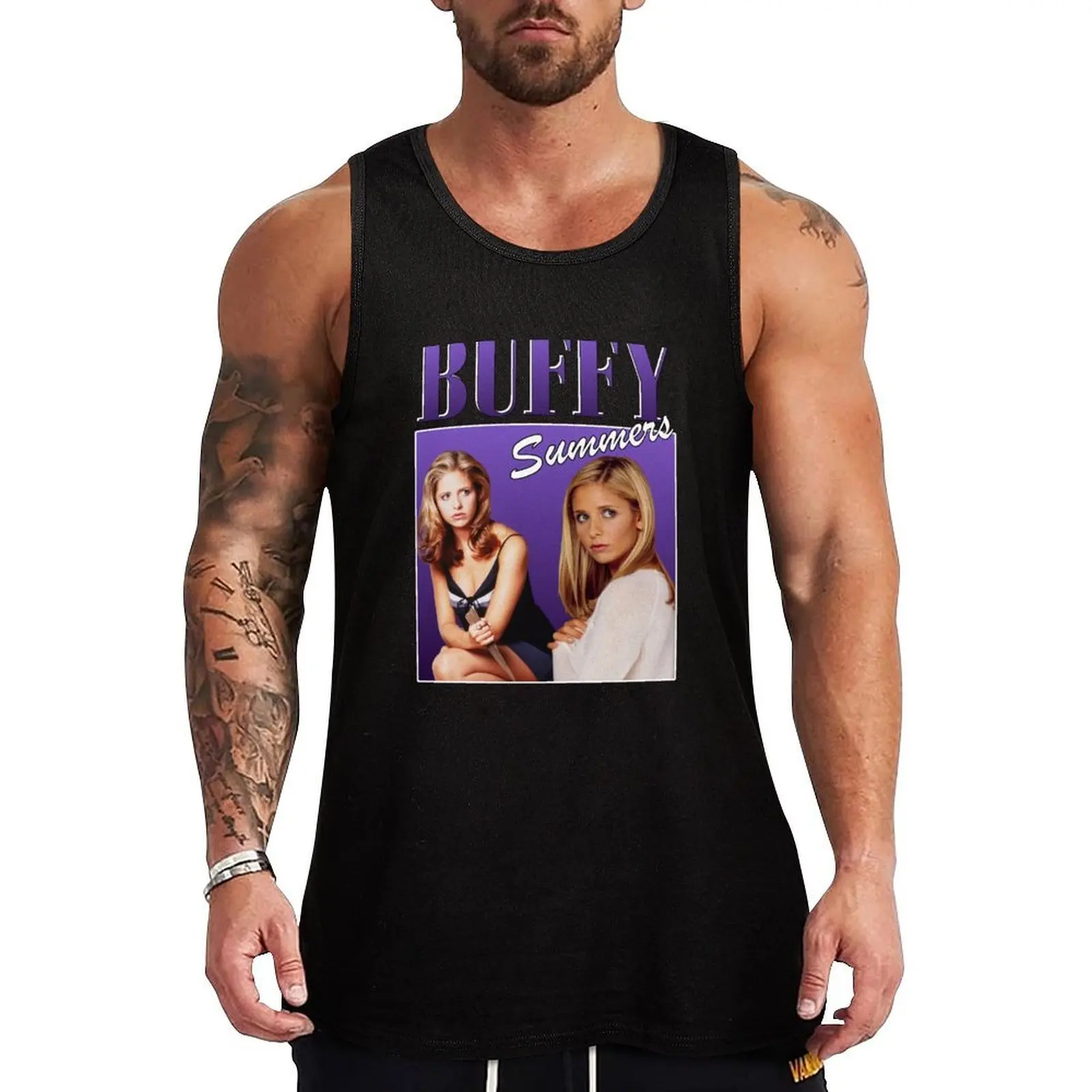 Buffy Summers Classic Design Tank Top tops anime t-shirts training weight vest gym clothes men
Buffy Summers Classic Design Tank Top tops anime t-shirts training weight vest gym clothes men