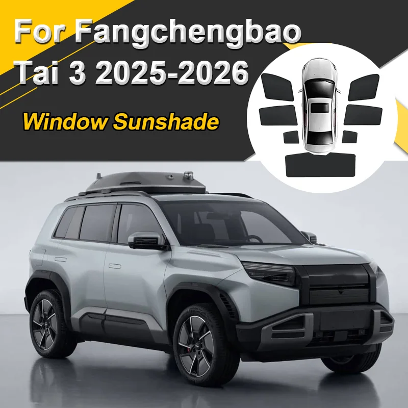 Автомобильные солнцезащитные козырьки для BYD Fangchengbao Tai 3 2025-2026, магнитные теплоизоляционные сетчатые шторы, аксессуары для оконного козырька
Автомобильные солнцезащитные козырьки для BYD Fangchengbao Tai 3 2025-2026, магнитные теплоизоляционные сетчатые шторы, аксессуары для оконного козырька