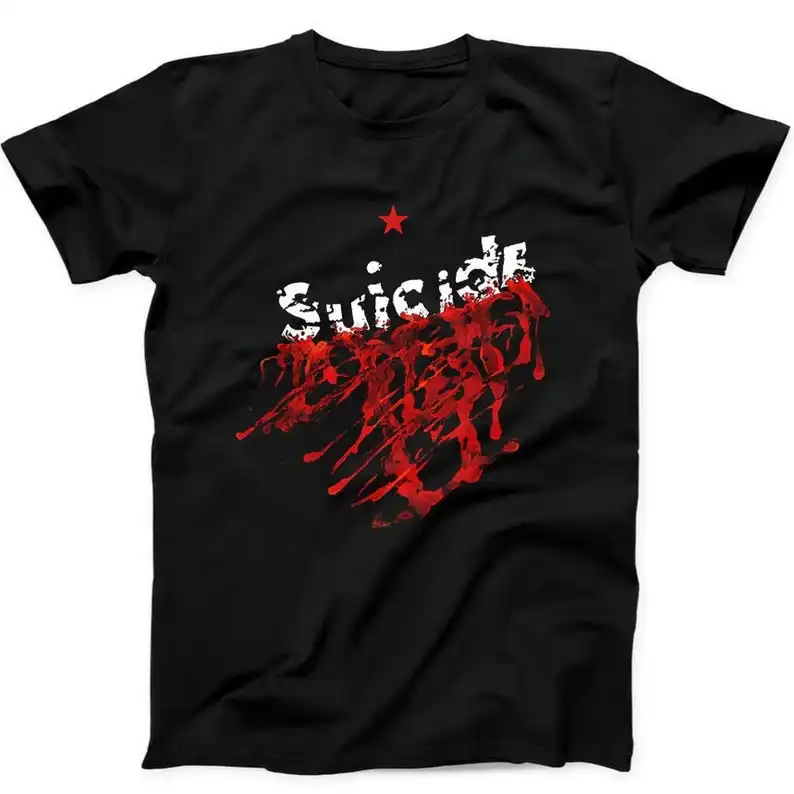 Gsm Suicide Sina Trendy Punk Band Music Gift T-shirt Black T-shirt Unisex Casual Versatile Street Style Printed Pattern Top
Gsm Suicide Sina Trendy Punk Band Music Gift T-shirt Black T-shirt Unisex Casual Versatile Street Style Printed Pattern Top