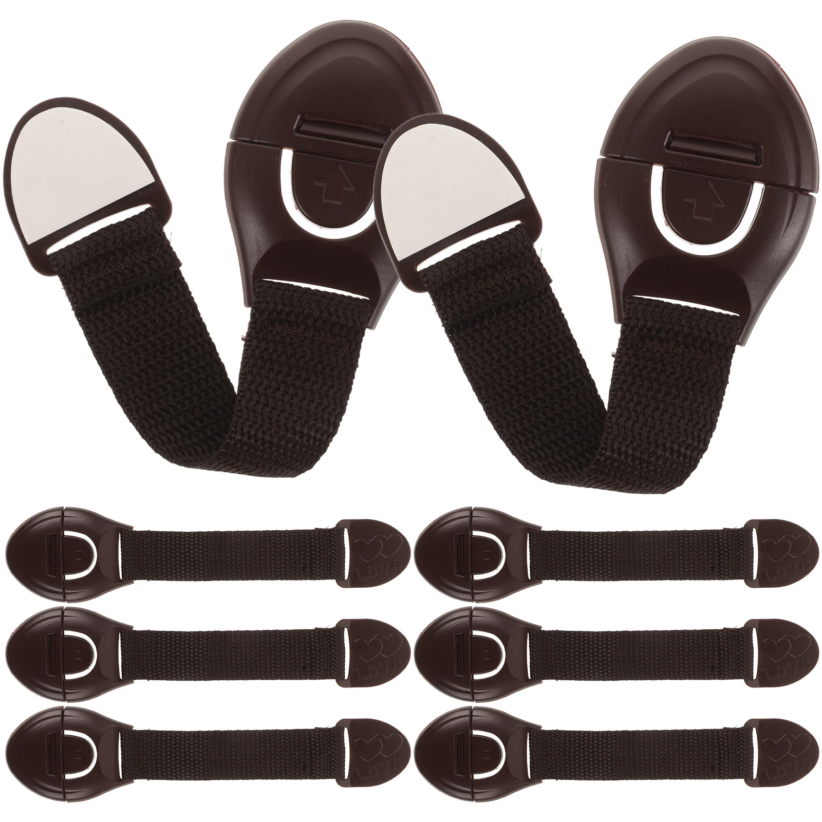 12Pcs Safety Lock Fabric Straps Multi-Use Childproofing for Cabinets Drawers Fridges Ovens Washers Baby Proofing Toilet Window
12Pcs Safety Lock Fabric Straps Multi-Use Childproofing for Cabinets Drawers Fridges Ovens Washers Baby Proofing Toilet Window