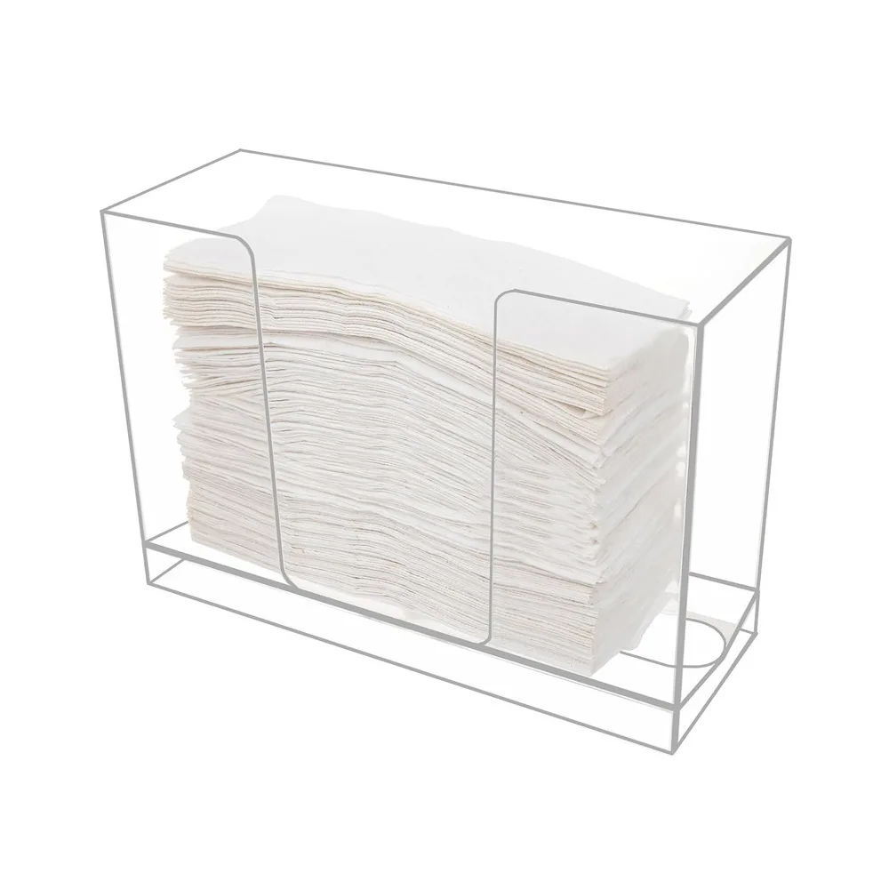 Paper Towel Dispenser Wall Mount Acrylic Hand Towel Dispenser with Lid Paper Holder for Bathroom Toilet and Kitchen
Paper Towel Dispenser Wall Mount Acrylic Hand Towel Dispenser with Lid Paper Holder for Bathroom Toilet and Kitchen