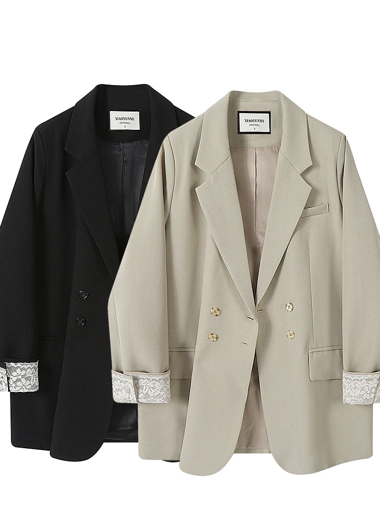 Новинка! Весенний универсальный женский жакет больших размеров в корейском стиле с кружевными рукавами-крылышками, свободного кроя, для офиса и повседневной носки.
Новинка! Весенний универсальный женский жакет больших размеров в корейском стиле с кружевными рукавами-крылышками, свободного кроя, для офиса и повседневной носки.