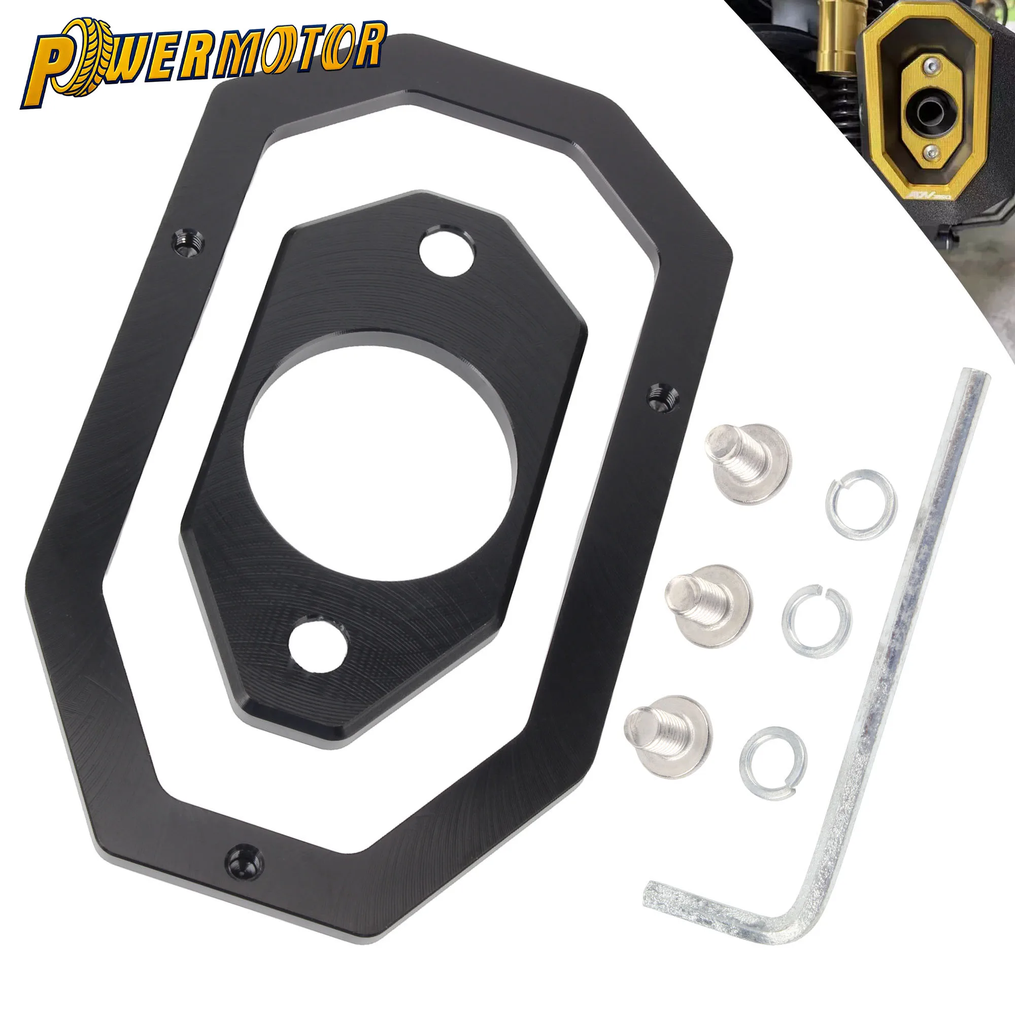 For Honda ADV350 2021-2025 Motorcycle Scooter Exhaust Tailpipe Decorative Cover Muffler Tail End Anti Collision Cover Parts
For Honda ADV350 2021-2025 Motorcycle Scooter Exhaust Tailpipe Decorative Cover Muffler Tail End Anti Collision Cover Parts