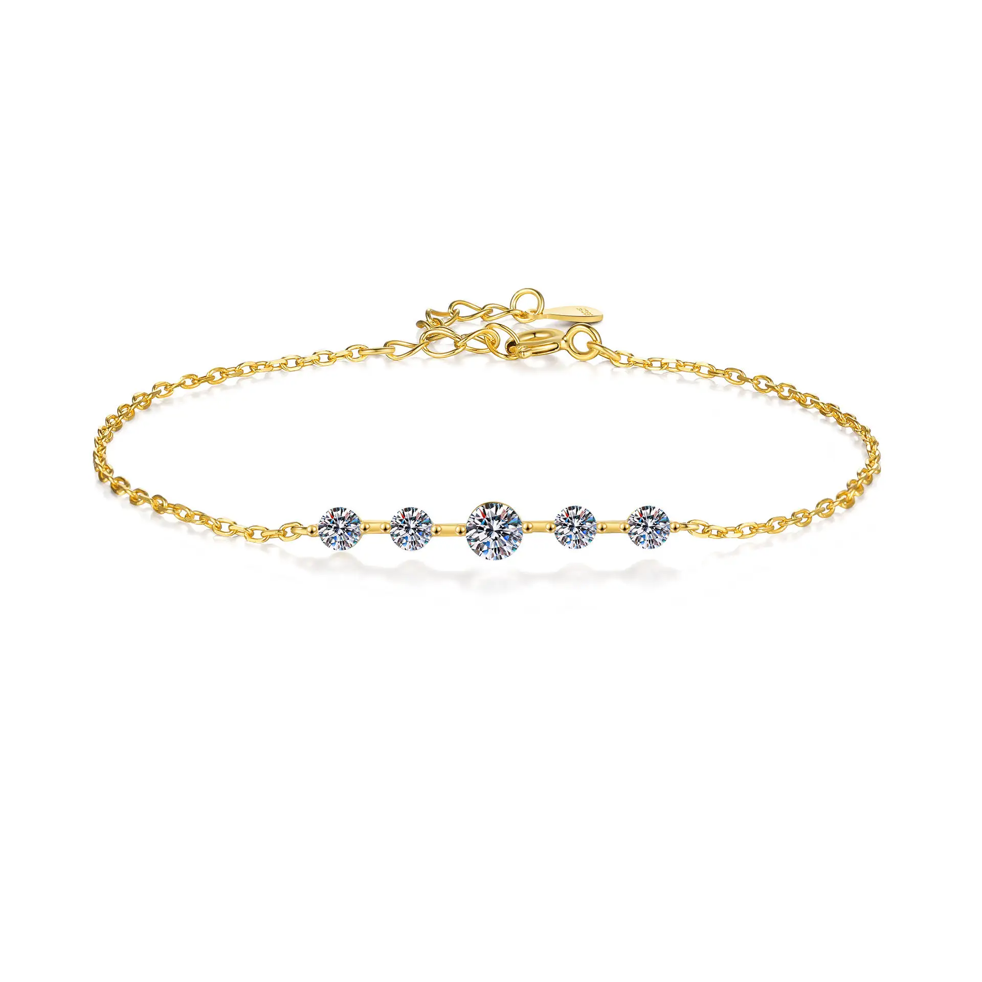EUREKA Full Moissanite Bracelets for Women S925 Sterling Silver Lab Diamond Plated Gold Bracelet Wedding Birthday Party Jewelry
EUREKA Full Moissanite Bracelets for Women S925 Sterling Silver Lab Diamond Plated Gold Bracelet Wedding Birthday Party Jewelry