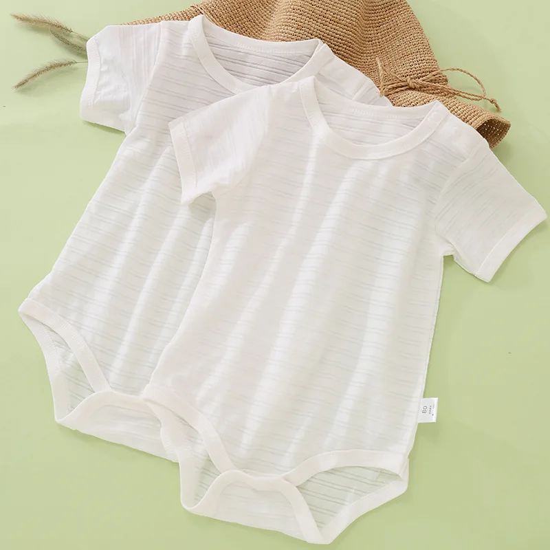 2 Piece Unisex Baby Short-sleeved Triangle Bodysuit Pure Cotton for Summer Boys Girls Solid Color Onesie Soft & Comfortable
2 Piece Unisex Baby Short-sleeved Triangle Bodysuit Pure Cotton for Summer Boys Girls Solid Color Onesie Soft & Comfortable