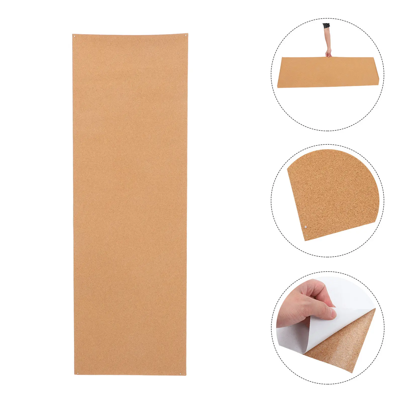 1 Roll Self-Adhesive Cork Board Roll 1200x400x1mm Thick Cork Sheet for Wall Peel and Stick Bulletin Message Board Home Office
1 Roll Self-Adhesive Cork Board Roll 1200x400x1mm Thick Cork Sheet for Wall Peel and Stick Bulletin Message Board Home Office