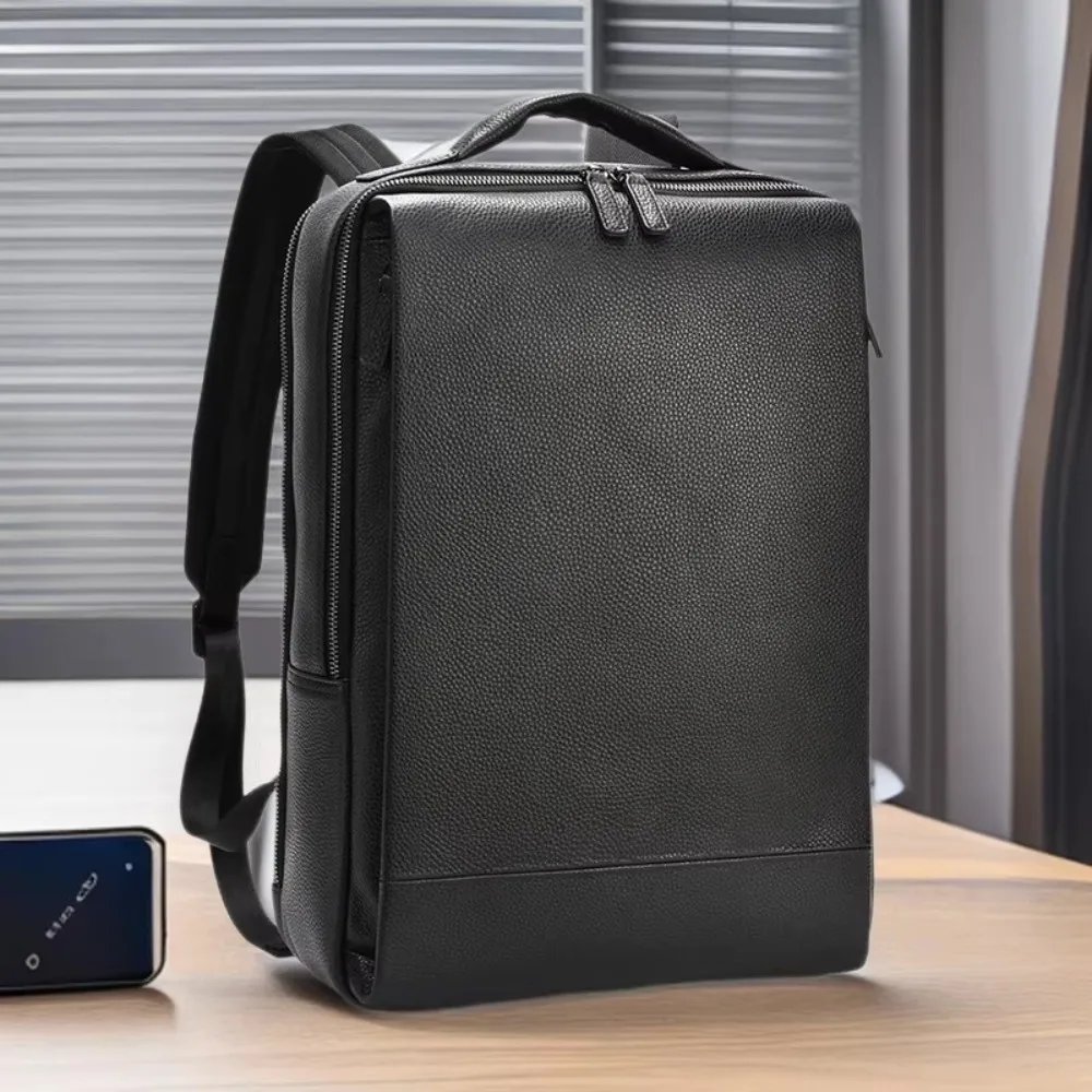 Large Capacity Travel Bag Backpack Business Commute 15.6 Inch Computer Men's Leather Fashion Simple Texture Casual Is Unique
Large Capacity Travel Bag Backpack Business Commute 15.6 Inch Computer Men's Leather Fashion Simple Texture Casual Is Unique