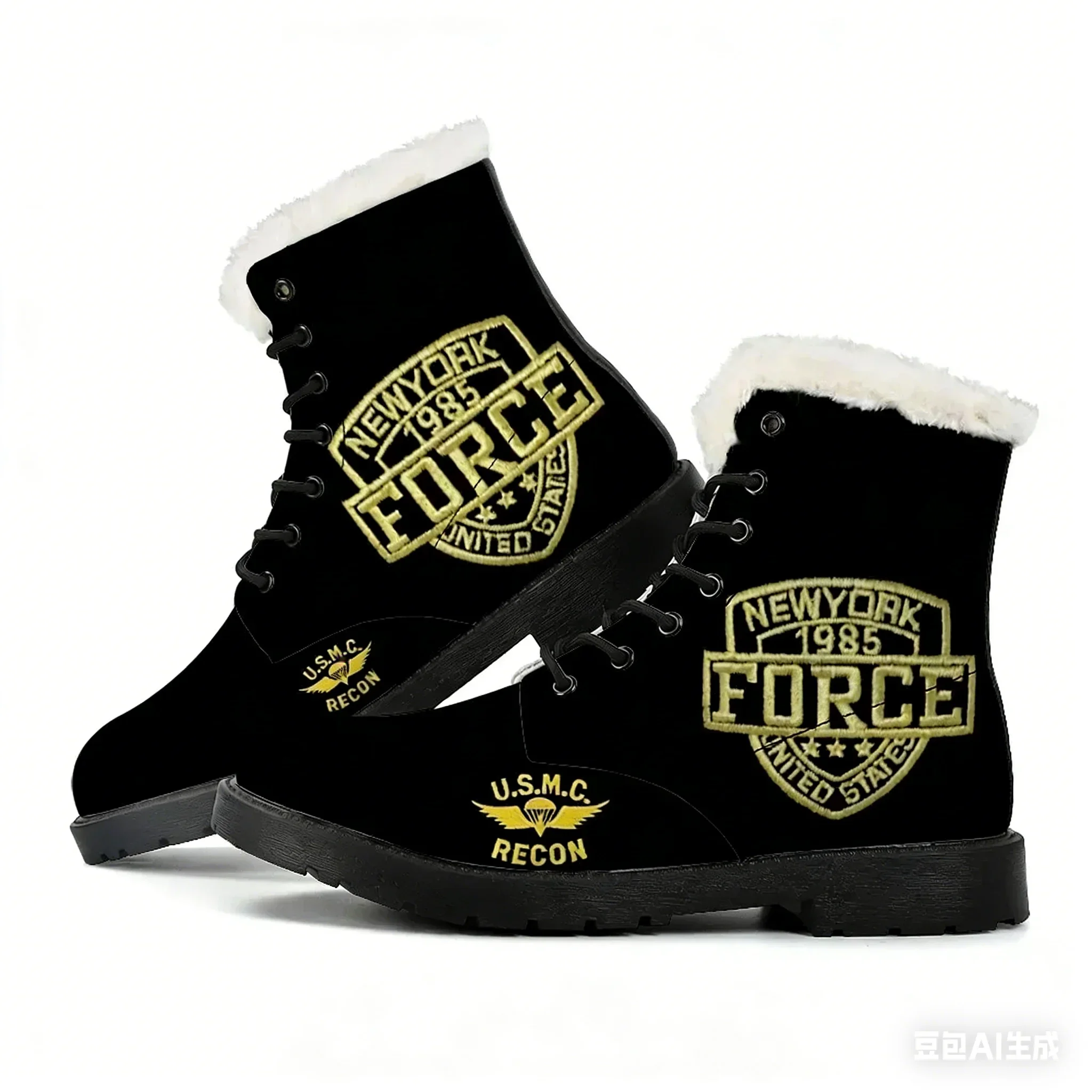 New York Force 1985 United States Plush Boots Mens Womens Teenager Shoes Casual Boot Outdoor Light High Quality Customize Shoe
New York Force 1985 United States Plush Boots Mens Womens Teenager Shoes Casual Boot Outdoor Light High Quality Customize Shoe