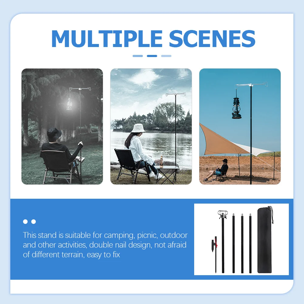 1 set Outdoor Folding Lamp Rack 2-Hook Camping Light Bracket Portable Lantern Stand For Camping Picnic Lightweight Aluminum
1 set Outdoor Folding Lamp Rack 2-Hook Camping Light Bracket Portable Lantern Stand For Camping Picnic Lightweight Aluminum