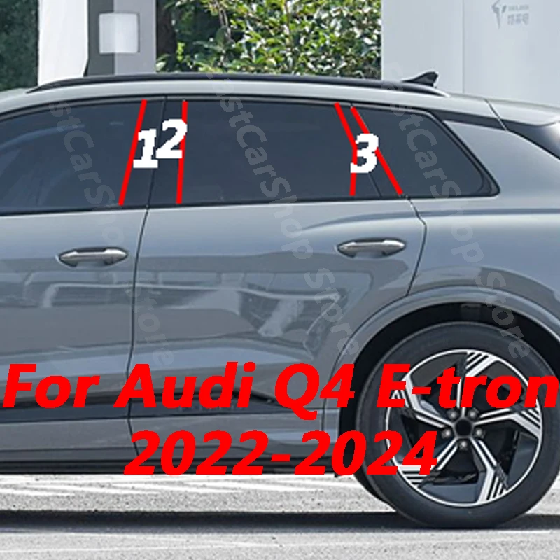 For Audi Q4 E-Tron 2022 2023 2024 Car B C Pillar Middle Central Column PC Window Decoration Strip PC Sticker Accessories
For Audi Q4 E-Tron 2022 2023 2024 Car B C Pillar Middle Central Column PC Window Decoration Strip PC Sticker Accessories