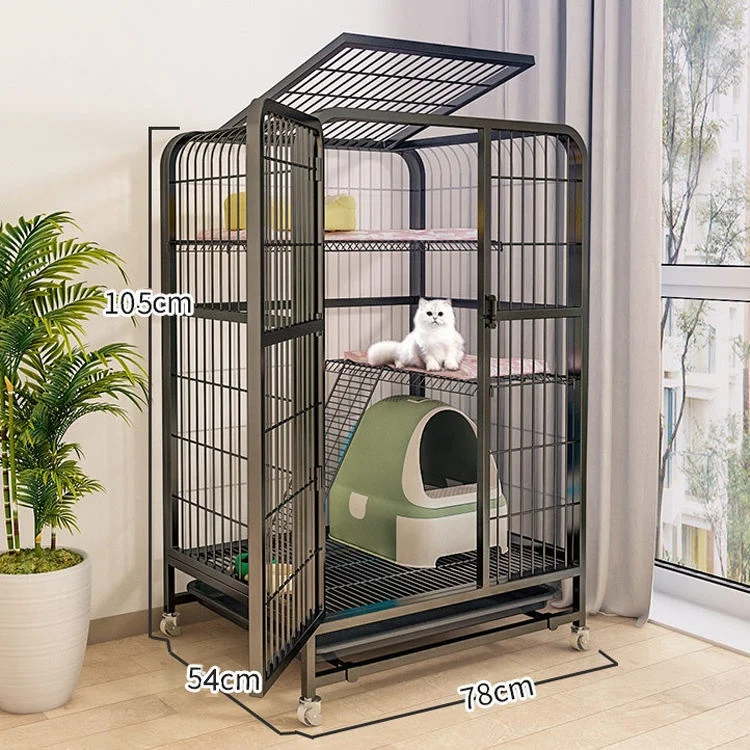 Customizable Size Large Metal Stainless Steel Cat House Indoor Multiple Models Cat Cages with Wheels and Crate Tray
Customizable Size Large Metal Stainless Steel Cat House Indoor Multiple Models Cat Cages with Wheels and Crate Tray