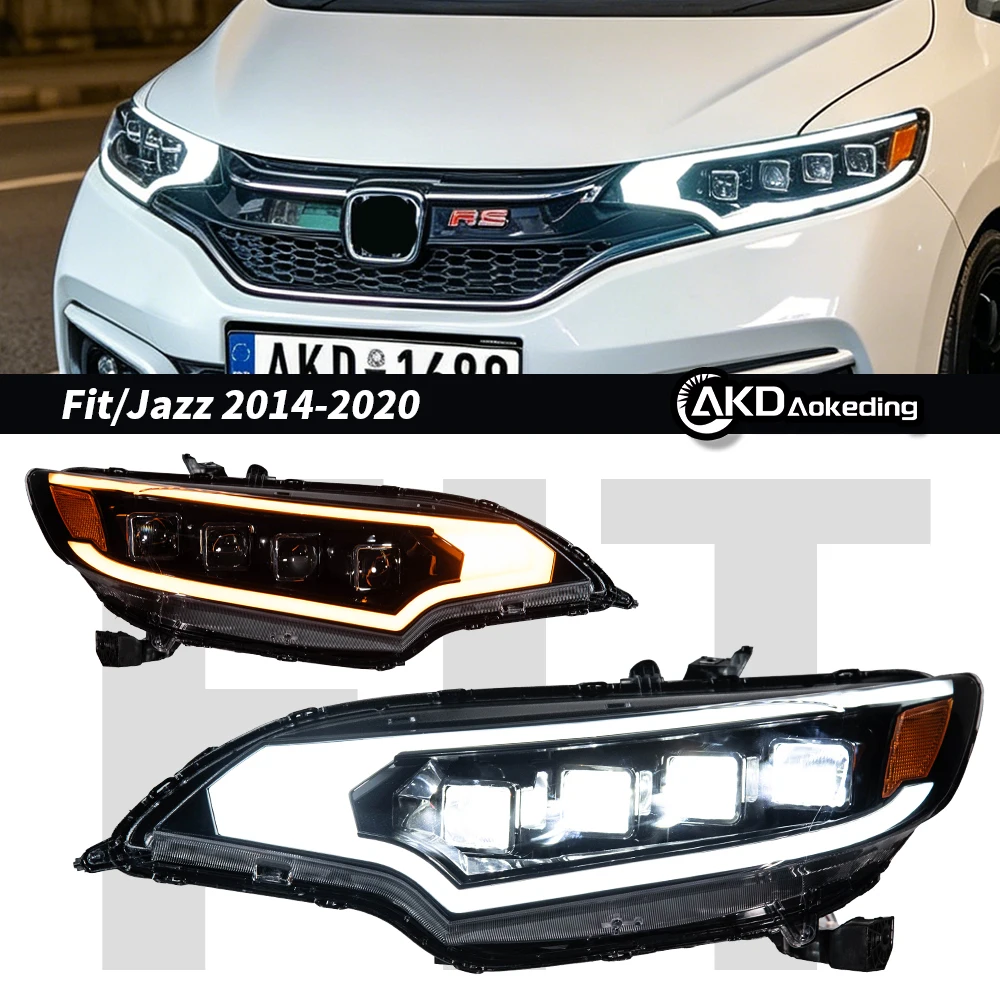 Auto Parts For Honda Jazz Headlights Fit 2014-2020 JP Styling LED Daytime Lights Dual Projector DRL Car Accesorios Modified
Auto Parts For Honda Jazz Headlights Fit 2014-2020 JP Styling LED Daytime Lights Dual Projector DRL Car Accesorios Modified