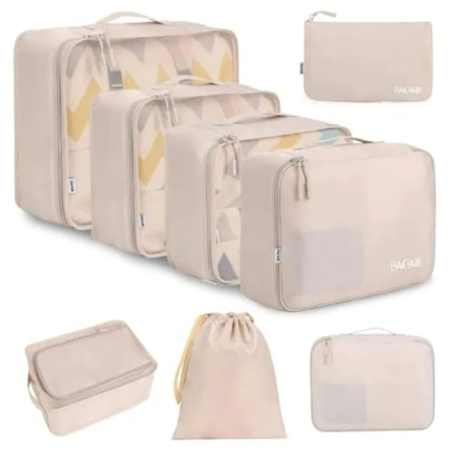 Packing Cubes Luggage Packing Organizers for Travel Accessories
Packing Cubes Luggage Packing Organizers for Travel Accessories