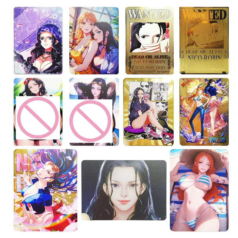 Diy Japanese Anime One Piece Characters Miss-Allsunday Nami Flash Collectible Cards Birthday Christmas Gifts Children's Toys
Diy Japanese Anime One Piece Characters Miss-Allsunday Nami Flash Collectible Cards Birthday Christmas Gifts Children's Toys