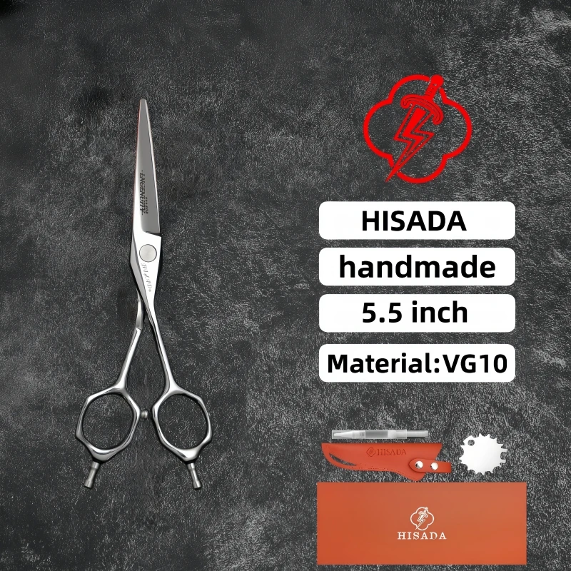 HISADA 5.5-inch hair scissors,Barber shop special haircut tools,Hairstylist exclusive hair scissors,Hairdressing scissors set
HISADA 5.5-inch hair scissors,Barber shop special haircut tools,Hairstylist exclusive hair scissors,Hairdressing scissors set