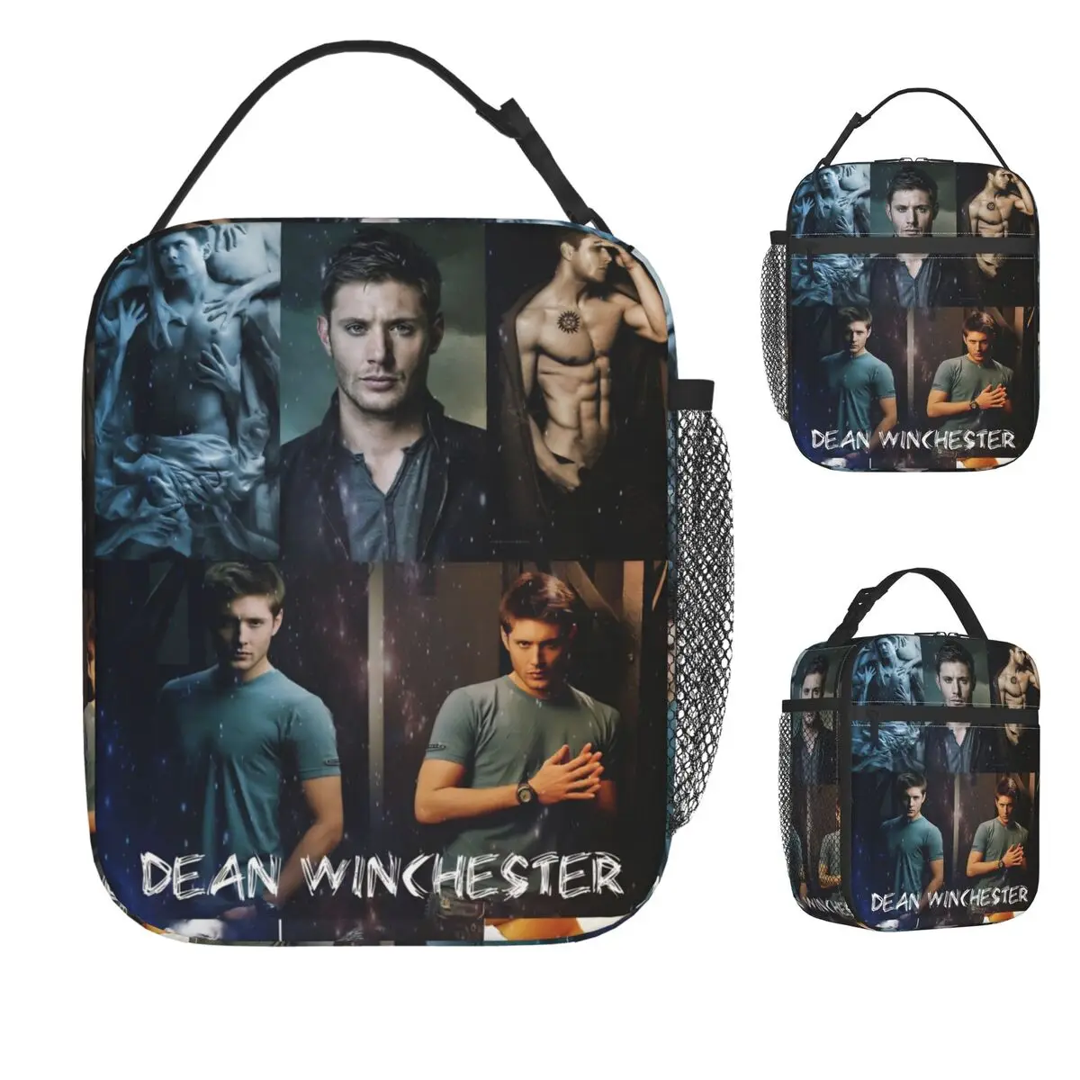 Дин Винчестер Сверхъестественное Телевизионная сумка для обеда Ретро ланч-бокс для путешествий Портативная термосумка на молнии Сумка-холодильник
Дин Винчестер Сверхъестественное Телевизионная сумка для обеда Ретро ланч-бокс для путешествий Портативная термосумка на молнии Сумка-холодильник