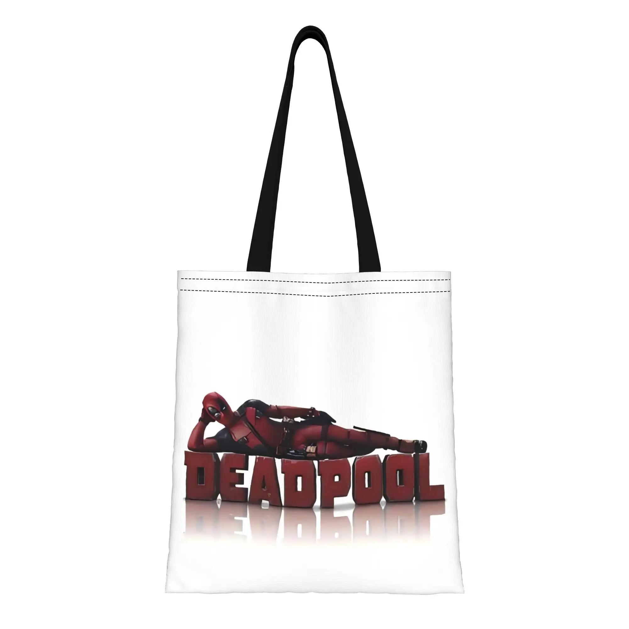 Deadpool Marvel Canvas Tote Bag Perfect for Travel Women's Top-Handle Bags
Deadpool Marvel Canvas Tote Bag Perfect for Travel Women's Top-Handle Bags