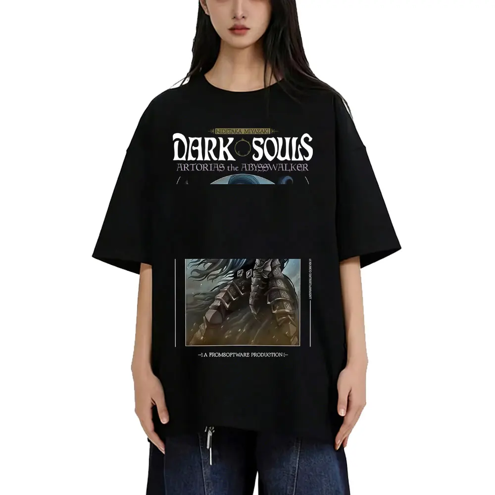 Game Dark Souls Artorias Graphic T-shirt Men Women 90s Vintage Gothic Rock T Shirts Male Punk Oversized Soft Cotton Short Sleeve
Game Dark Souls Artorias Graphic T-shirt Men Women 90s Vintage Gothic Rock T Shirts Male Punk Oversized Soft Cotton Short Sleeve