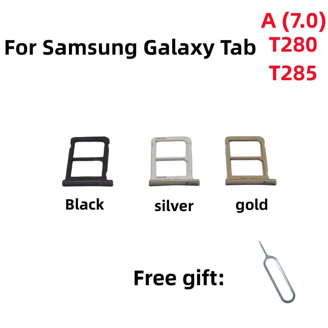 New Micro Tablet PC SIM Card SD Card Adapter Tray chip slot drawer Holder For Samsung Galaxy TAB A (7.0) SM-T280 T285 Card Tray
New Micro Tablet PC SIM Card SD Card Adapter Tray chip slot drawer Holder For Samsung Galaxy TAB A (7.0) SM-T280 T285 Card Tray