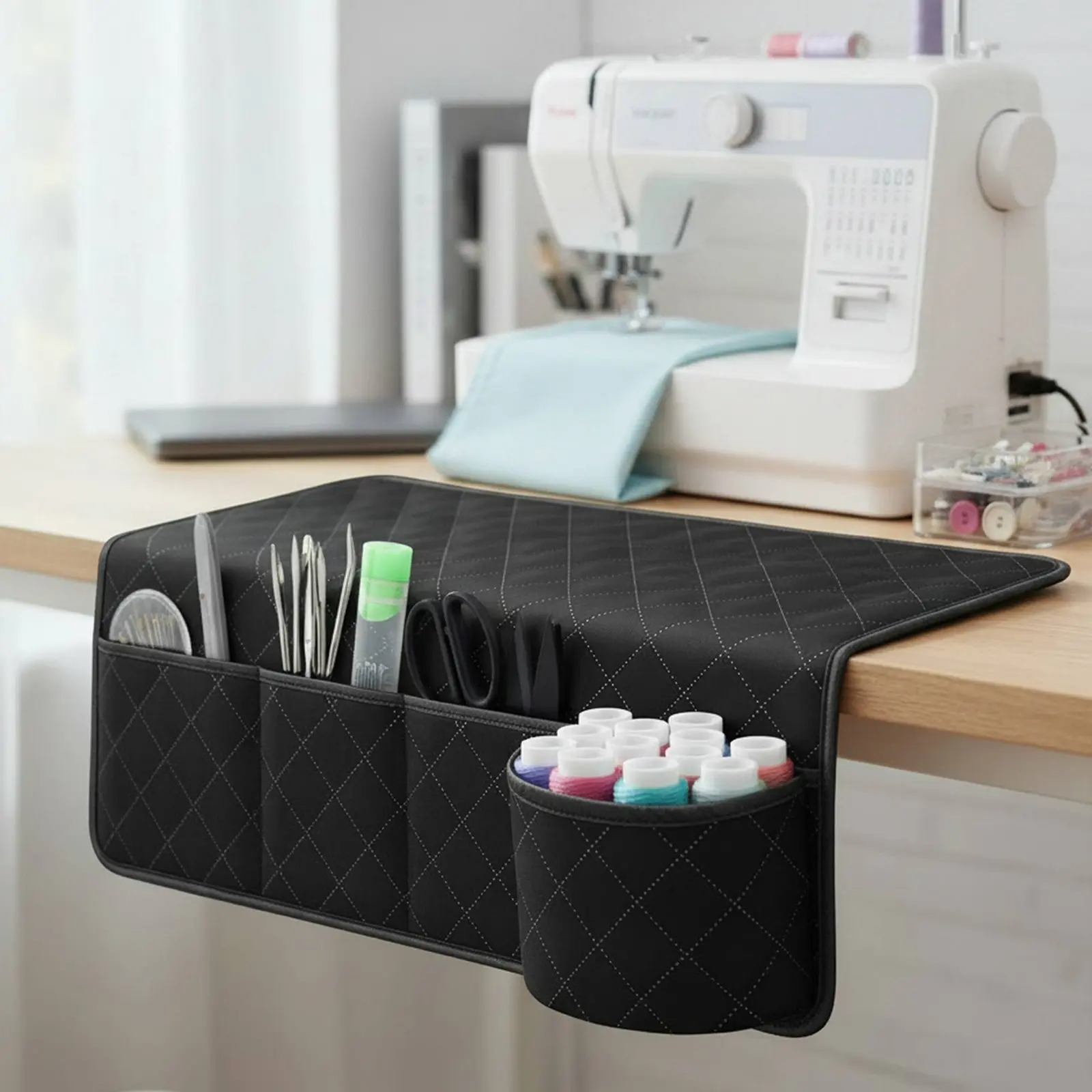 Sewing Machine Organizer Pad Waterproof Sewing Tool Organizer Mat Universal Fit Detachable Holder for Beginners
Sewing Machine Organizer Pad Waterproof Sewing Tool Organizer Mat Universal Fit Detachable Holder for Beginners