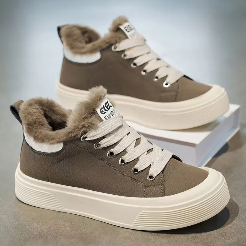 Men Winter New High Top Lace Up Cotton Shoes Thick Sole Non Slip Thicken Plush Keep Warm Waterproof Casual Board Shoes
Men Winter New High Top Lace Up Cotton Shoes Thick Sole Non Slip Thicken Plush Keep Warm Waterproof Casual Board Shoes