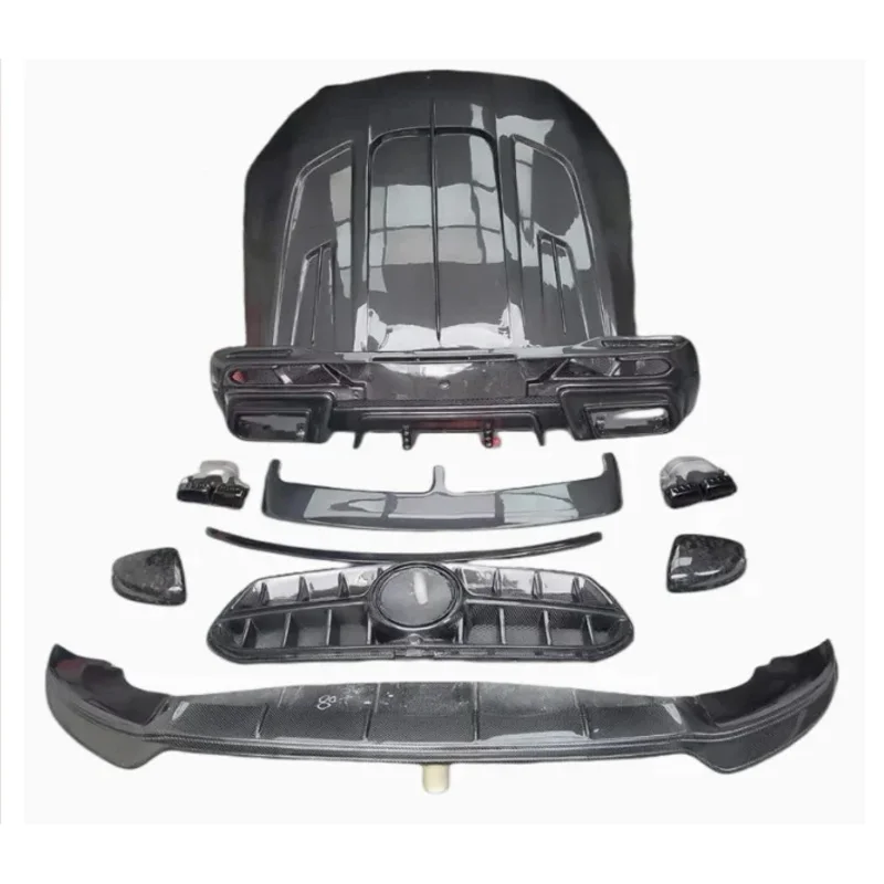 For Benz GLE63 GLE53 Coupe AMG 2020-2023 Carbon Fiber Bumper Front Lip Rear Diffuser Spoiler Grille Mirror Cap Hood LD Body Kit
For Benz GLE63 GLE53 Coupe AMG 2020-2023 Carbon Fiber Bumper Front Lip Rear Diffuser Spoiler Grille Mirror Cap Hood LD Body Kit