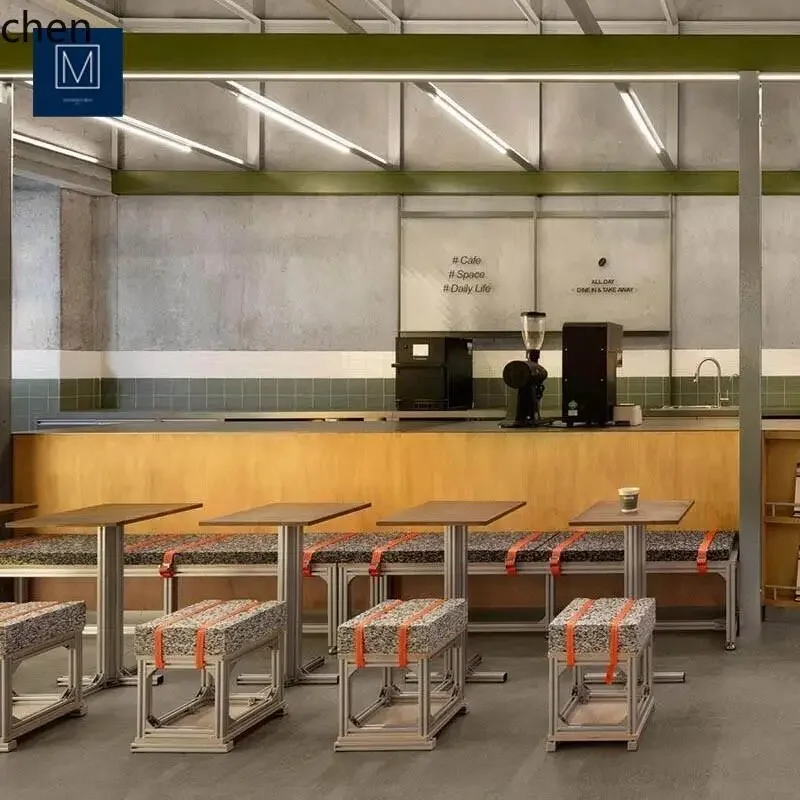 TQH6.22 cafe dessert milk tea shop stool round table commercial table and chair industrial style small square table
TQH6.22 cafe dessert milk tea shop stool round table commercial table and chair industrial style small square table