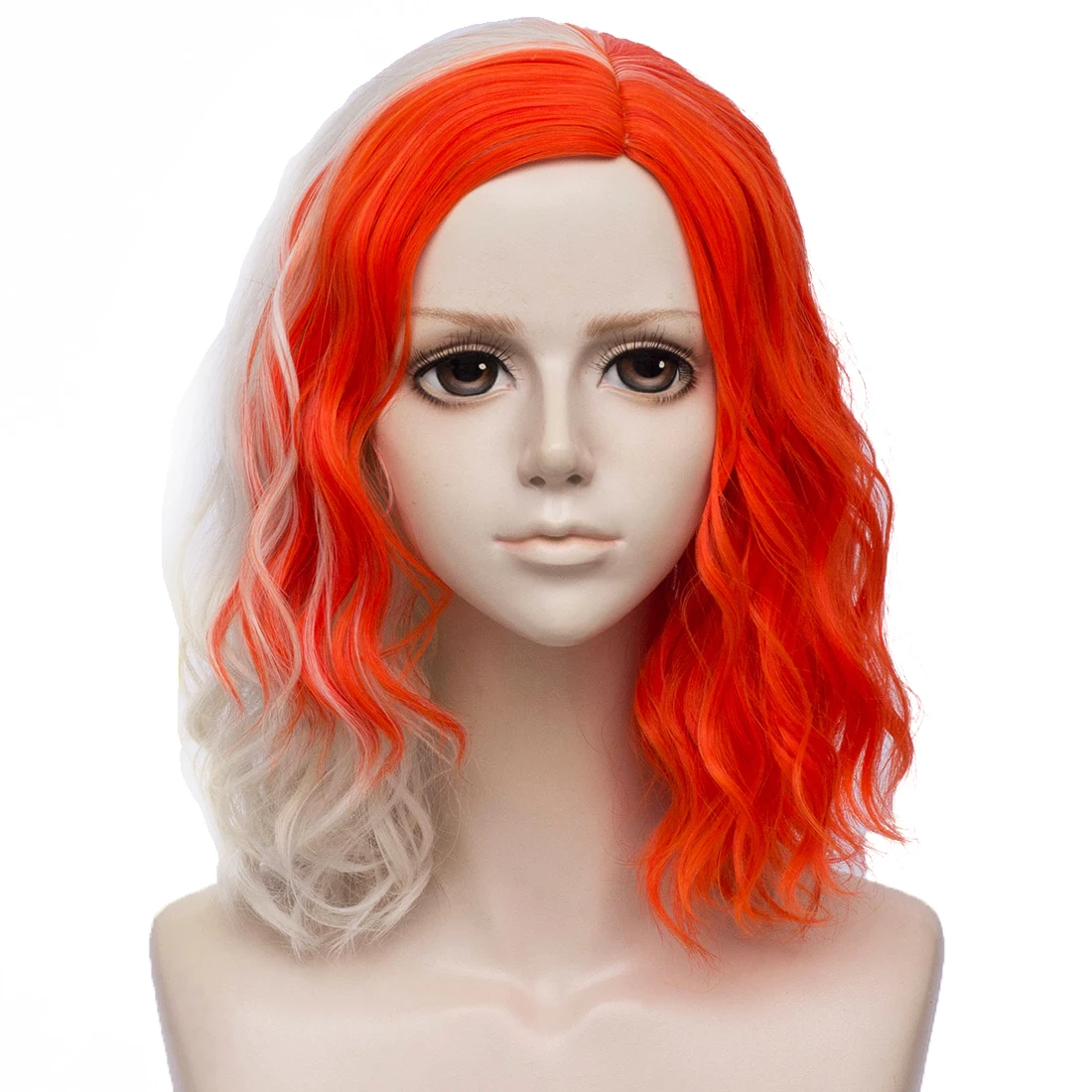 Синтетический короткий волнистый парик для косплея с эффектом омбре, оранжевый, бежевый, средняя часть линии, Лолита для женщин, термостойкий, для вечеринки, для ежедневного использования
Синтетический короткий волнистый парик для косплея с эффектом омбре, оранжевый, бежевый, средняя часть линии, Лолита для женщин, термостойкий, для вечеринки, для ежедневного использования
