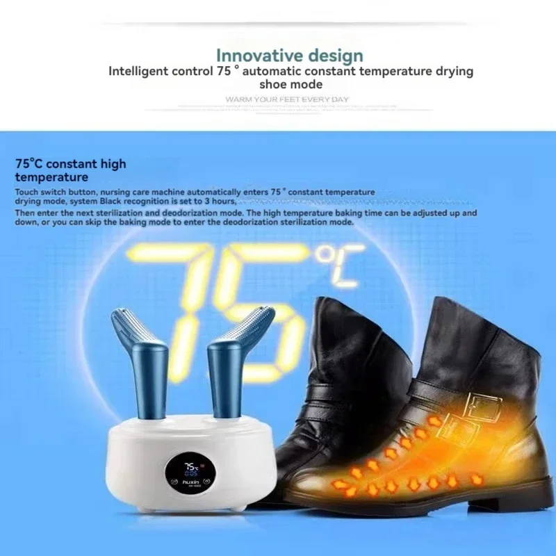 Warmth-preserving shoes, rapid drying shoe machine, shoe dryer, household shoe cleaning, deodorization and sterilization
Warmth-preserving shoes, rapid drying shoe machine, shoe dryer, household shoe cleaning, deodorization and sterilization