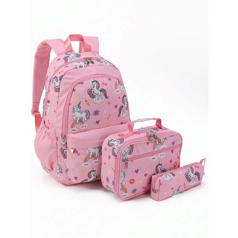 Unicorn Pattern Backpacks For 15.6 Inch Laptop 3pcs Rainbow Backpacks With Adjustable Shoulder Straps Clouds Lunch Bag, S
Unicorn Pattern Backpacks For 15.6 Inch Laptop 3pcs Rainbow Backpacks With Adjustable Shoulder Straps Clouds Lunch Bag, S