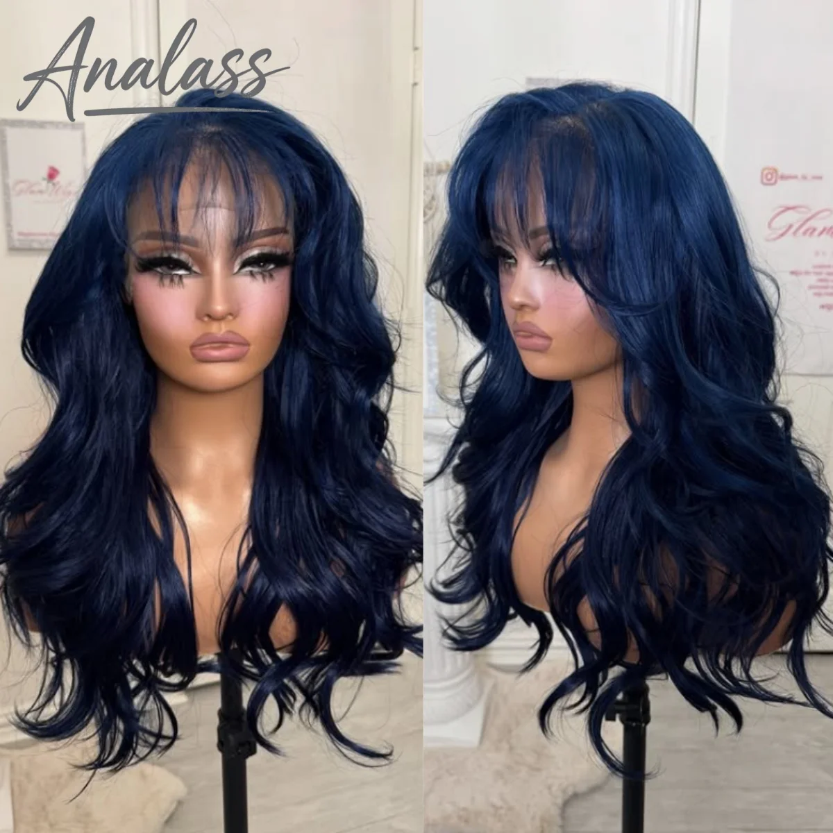 Темно-синий парик 32 дюйма, длинный, с волнистыми локонами, с челкой, для женщин, высокое качество, для косплея, предварительно выщипанный, без клея, готовый к носке
Темно-синий парик 32 дюйма, длинный, с волнистыми локонами, с челкой, для женщин, высокое качество, для косплея, предварительно выщипанный, без клея, готовый к носке