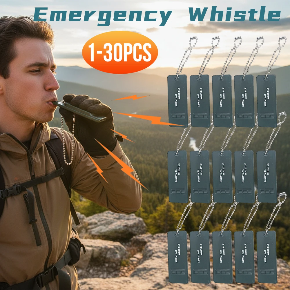3-Frequency Whistle High Decibel Outdoor Survival Whistle Rescue Signaling First Aid Tool for Hiking Camping Mountaineering
3-Frequency Whistle High Decibel Outdoor Survival Whistle Rescue Signaling First Aid Tool for Hiking Camping Mountaineering