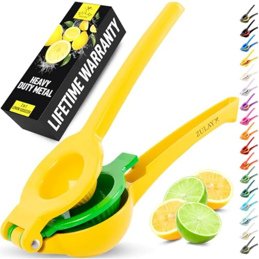 Metal 2in1 Lemon Squeezer for Kitchen Use Sturdy Design Ensures Max Extraction and Gets Every Last Drop of Juice Easy to Clean
Metal 2in1 Lemon Squeezer for Kitchen Use Sturdy Design Ensures Max Extraction and Gets Every Last Drop of Juice Easy to Clean