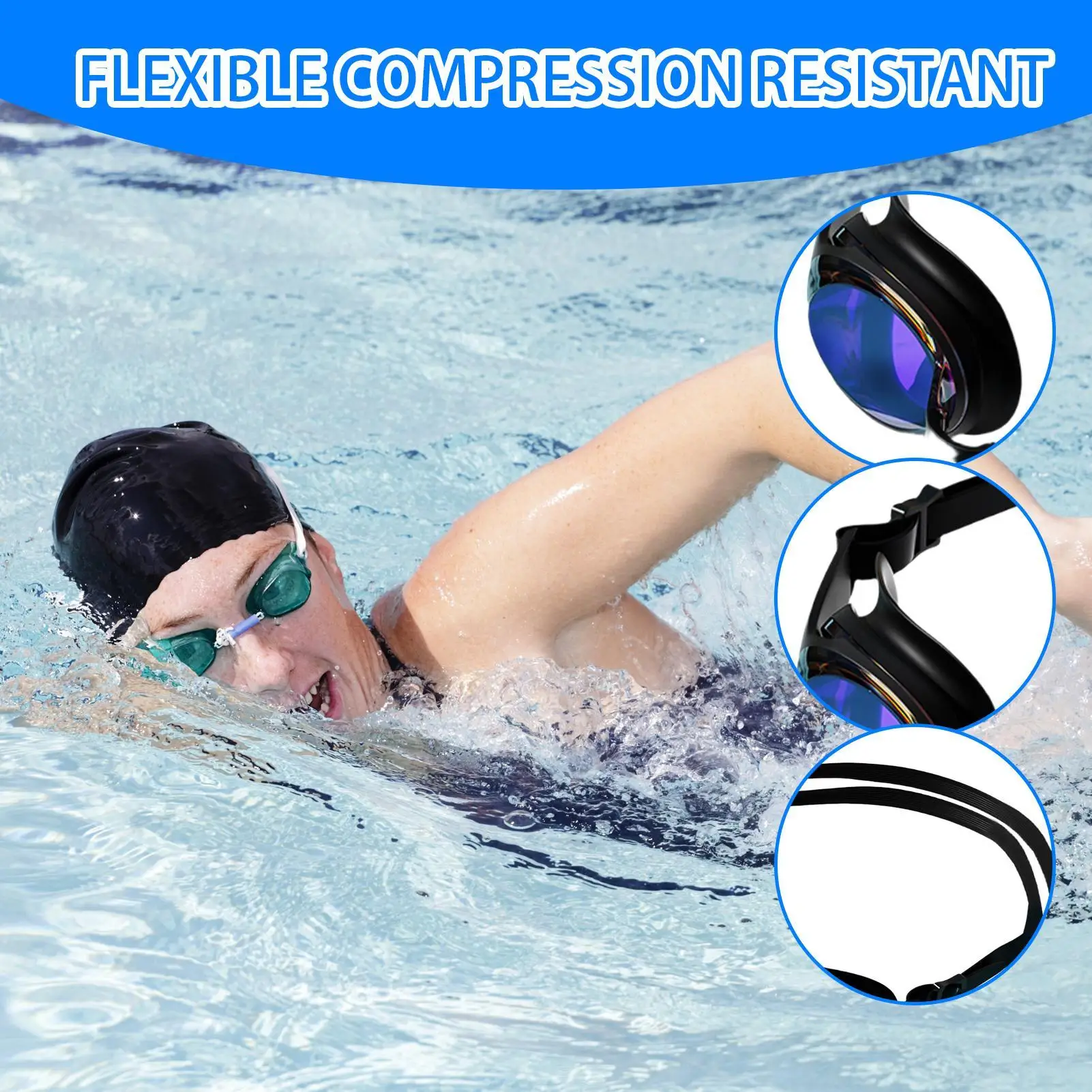 Swimming Goggles Adult Water Sports Protection Goggles Anti-Fogging Waterproof Pool Eyeglasses Professional Diving Gear For
Swimming Goggles Adult Water Sports Protection Goggles Anti-Fogging Waterproof Pool Eyeglasses Professional Diving Gear For