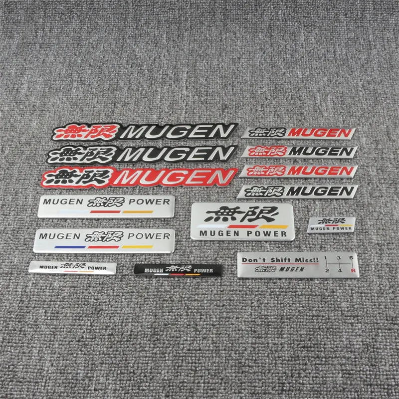 Suitable for Jade Fit Accord Civic personalized modification unlimited mugen car logo decoration car sticker scratch emblem
Suitable for Jade Fit Accord Civic personalized modification unlimited mugen car logo decoration car sticker scratch emblem