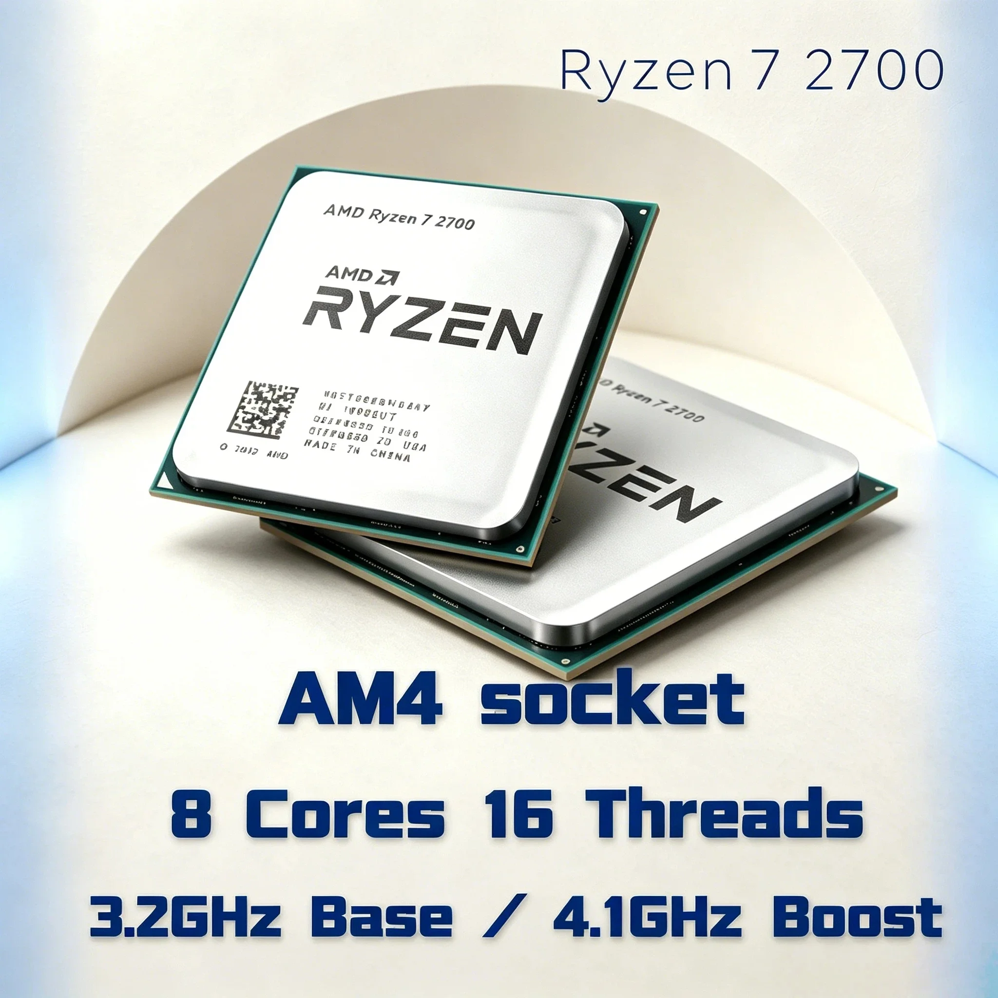 AMD Ryzen 7 2700 3.2-4.1GHz 8 Core 16 Thread L2 4M L3 16M 65W Processor Socket AM4 Tray New Pro Max Turbo Gamer
AMD Ryzen 7 2700 3.2-4.1GHz 8 Core 16 Thread L2 4M L3 16M 65W Processor Socket AM4 Tray New Pro Max Turbo Gamer