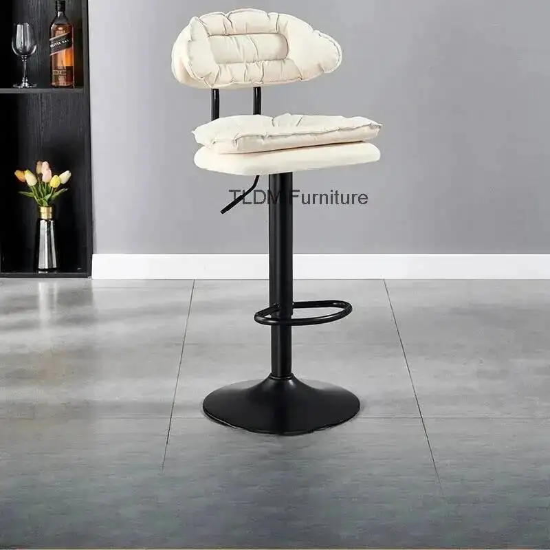 Cafe Accent Bar Chairs Modern High Luxury Adjustable Metal Bar Chairs Nordic Elegant Reception Comfortable Home Furniture Sedie
Cafe Accent Bar Chairs Modern High Luxury Adjustable Metal Bar Chairs Nordic Elegant Reception Comfortable Home Furniture Sedie