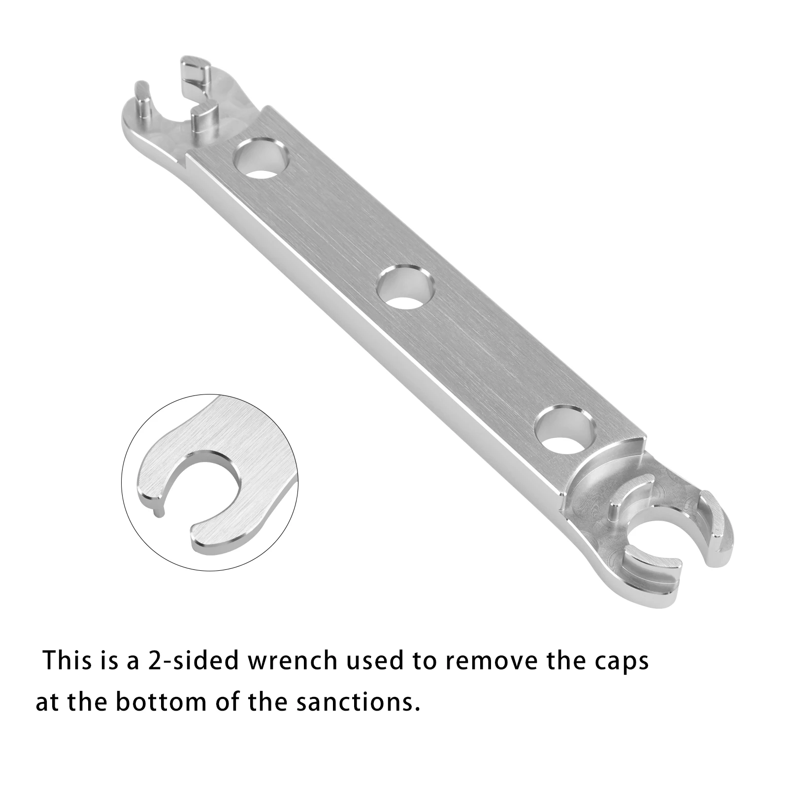 Topteng Aluminum Lower Cap Removal Wrench. Tool used For Rebuild DVO Saphire / Onyx fork
Topteng Aluminum Lower Cap Removal Wrench. Tool used For Rebuild DVO Saphire / Onyx fork