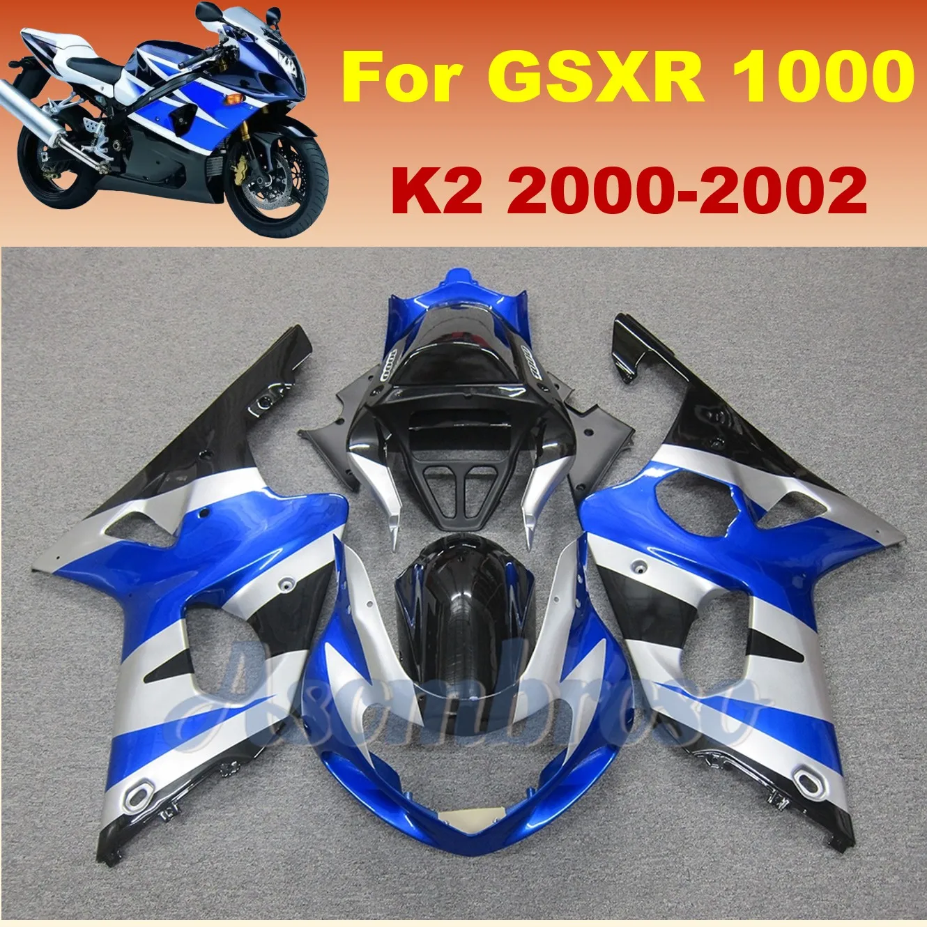 GSXR 1000 2000-2002 K2 GSX-R1000 For Suzuki GSXR 1000 Motorcycle Fairing Plastic Kit Decoration Protection Cowl
GSXR 1000 2000-2002 K2 GSX-R1000 For Suzuki GSXR 1000 Motorcycle Fairing Plastic Kit Decoration Protection Cowl