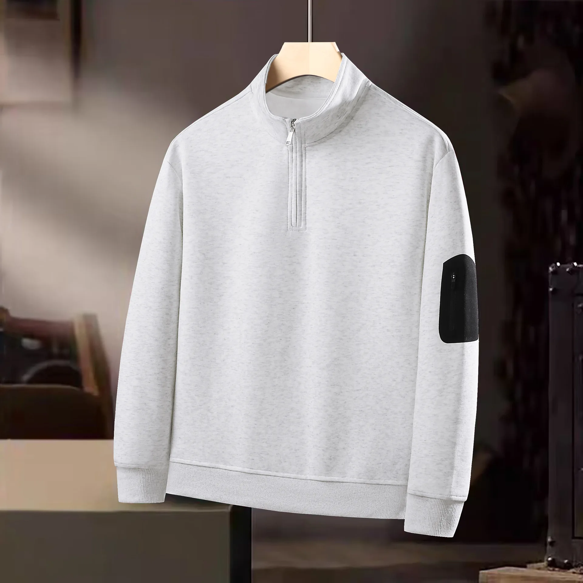 Men's Warm Running Pullover Long Sleeve Fleece Lined Gym Top Breathable Athletic Wear for Winter Running Fitness Men
Men's Warm Running Pullover Long Sleeve Fleece Lined Gym Top Breathable Athletic Wear for Winter Running Fitness Men