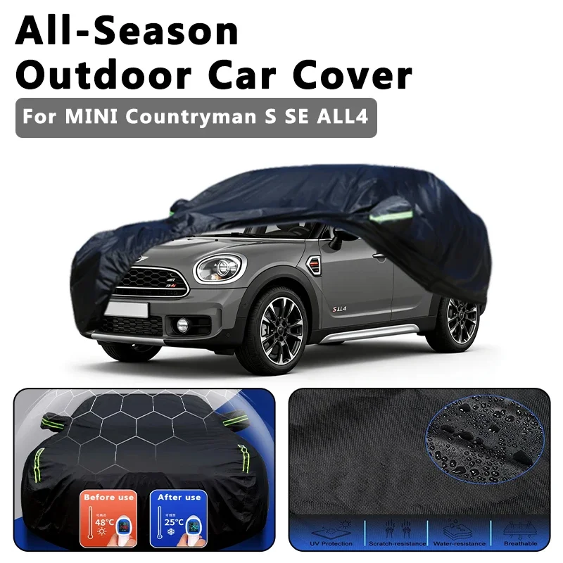 Outdoor Car Cover Waterproof Dustproof UV Sun Protection, Full Car Protector Exterior Accessory For MINI Countryman R60 F60 U25
Outdoor Car Cover Waterproof Dustproof UV Sun Protection, Full Car Protector Exterior Accessory For MINI Countryman R60 F60 U25