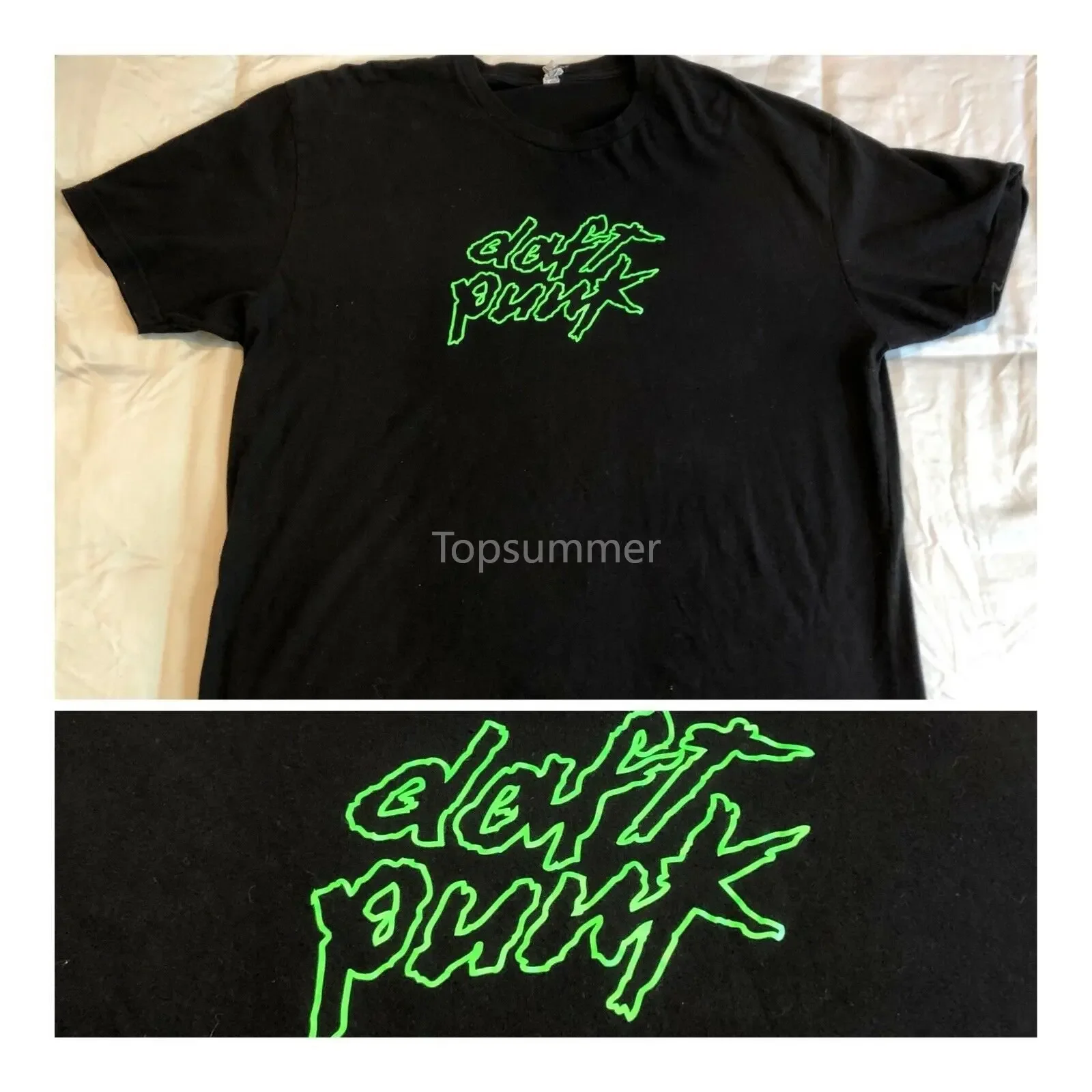 Vintage Rare Neon Green Daft Punk Shirt Mens Size Xl Not Another On Ebay Short Sleeves Cotton Fashion T Shirt Free Shipping
Vintage Rare Neon Green Daft Punk Shirt Mens Size Xl Not Another On Ebay Short Sleeves Cotton Fashion T Shirt Free Shipping