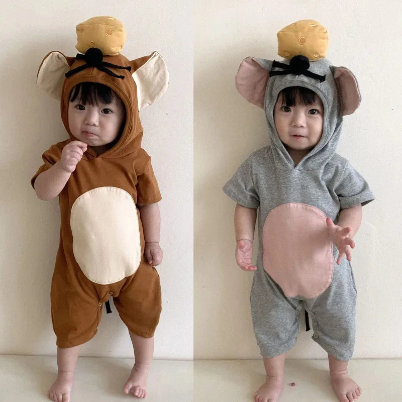 Summer new short-sleeved baby mouse costume Halloween animal costume baby jumpsuit baby fart clothes climbing clothes
Summer new short-sleeved baby mouse costume Halloween animal costume baby jumpsuit baby fart clothes climbing clothes