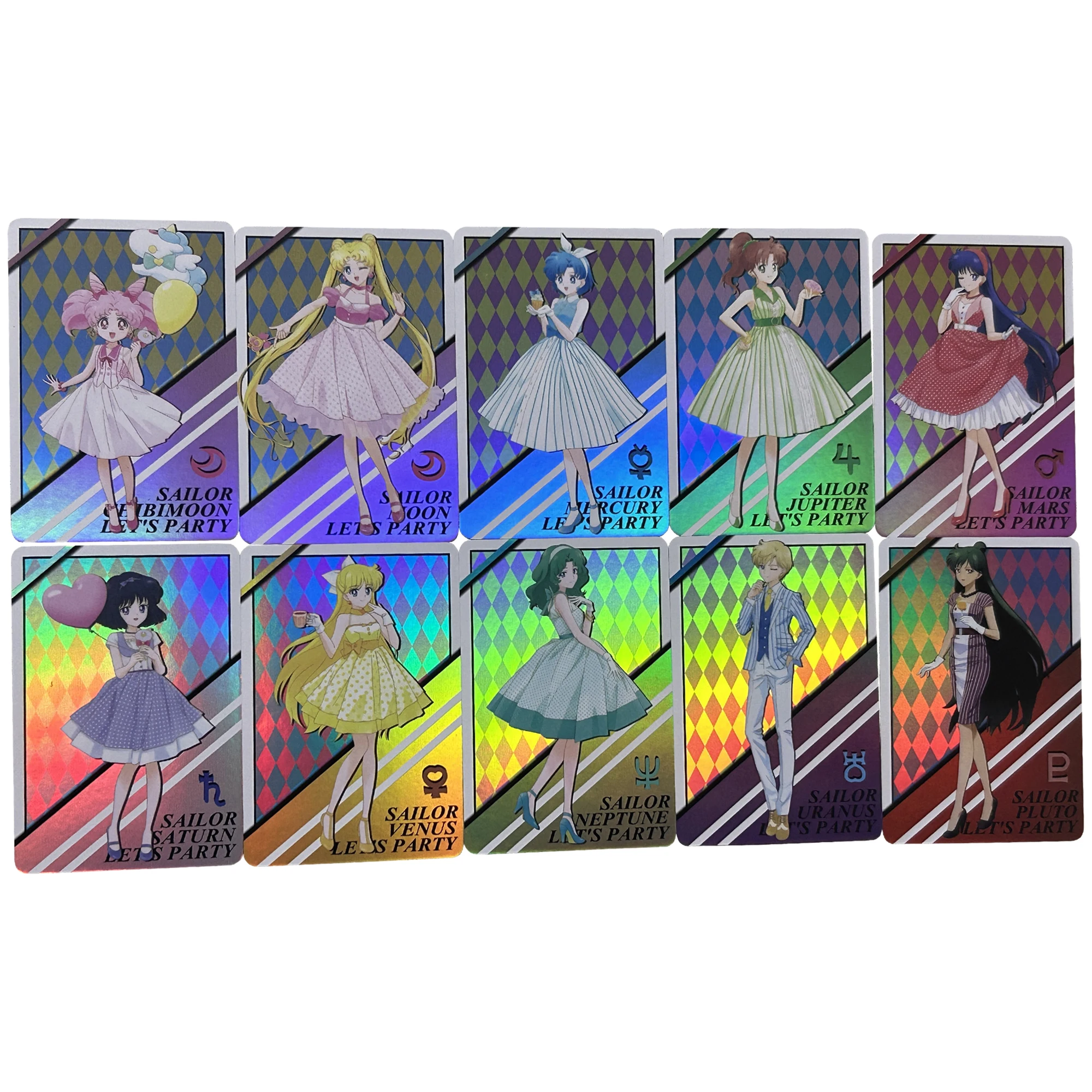 10 шт./Набор Diy самостоятельное изготовление Tsukino Usagi Hino King Aino Minako цветная флеш-карта кавайная игра Аниме Коллекция открыток подарок игрушка
10 шт./Набор Diy самостоятельное изготовление Tsukino Usagi Hino King Aino Minako цветная флеш-карта кавайная игра Аниме Коллекция открыток подарок игрушка