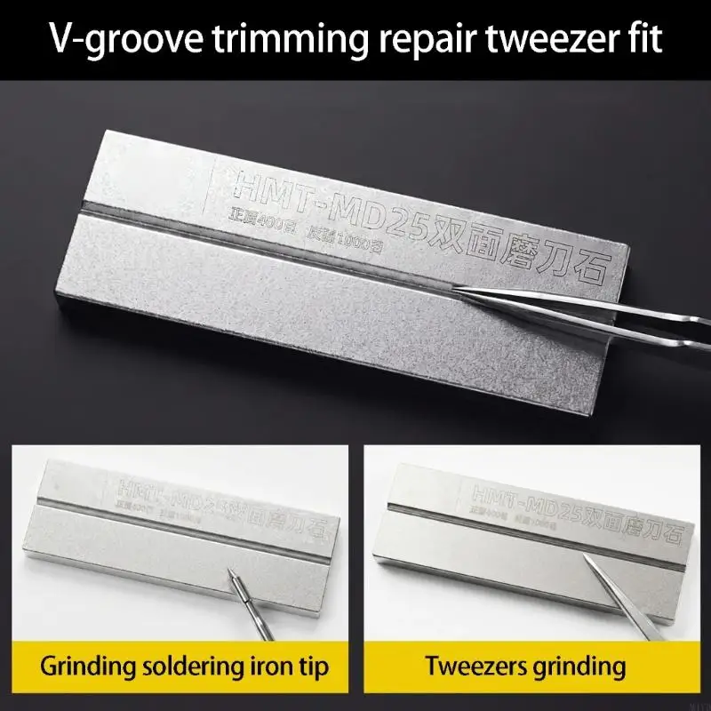Professional Sharpener Double Side Grindstone Whetstone for Tweezers Corrector Soldering Tip Blade Grinding M4YD
Professional Sharpener Double Side Grindstone Whetstone for Tweezers Corrector Soldering Tip Blade Grinding M4YD